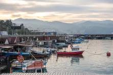 Faroz Port, a fishing town port in northern province of Turkey, Trabzon