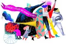 kadınlarla ilgili çizim