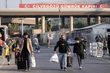 Syrian refugees in Turkey on the way of Eid visit to their hometowns. 