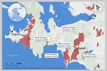 wildfires map
